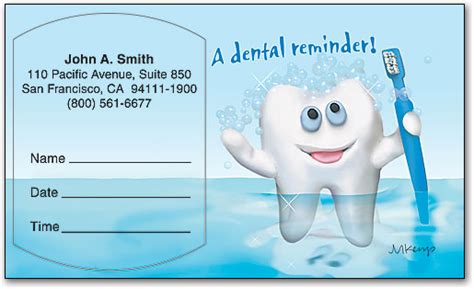 smart practice appointment cards|dental appointment cards matte finish.